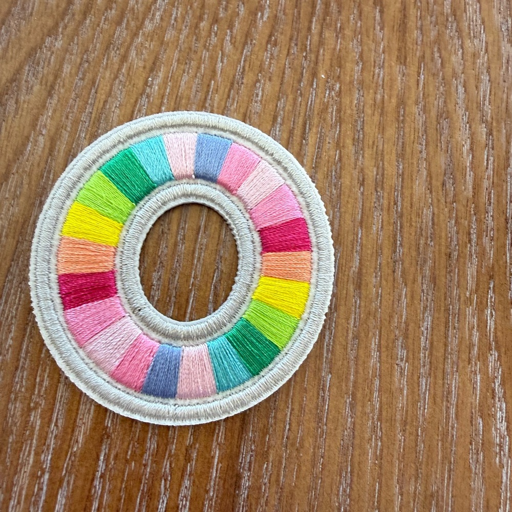 Colorful Peel N Stick Letter O